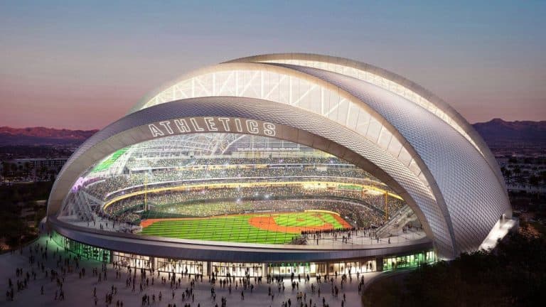 $2bn Athletics Domed Stadium in Las Vegas Remains on Schedule to Open Prior to ’28 Season