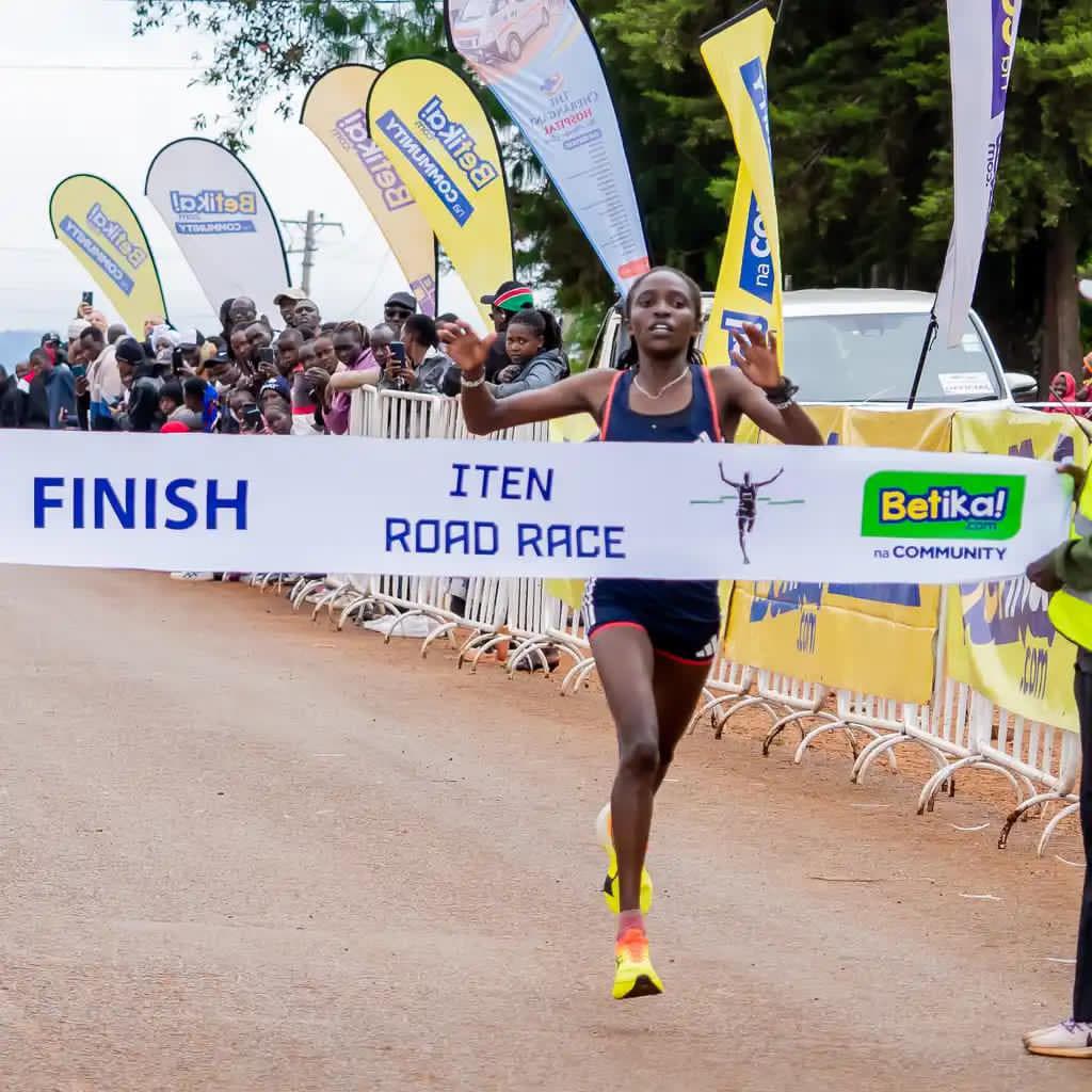 Amos Kiprotich And Doreen Kibet Reign Supreme at the 15km Betika Iten Road Race