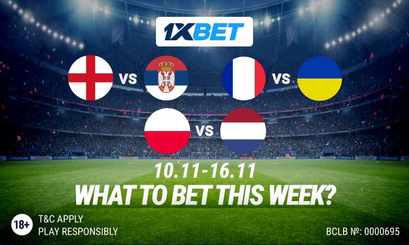 England host Serbia, France face Ukraine: follow the top matches in the European section of the World Cup qualification