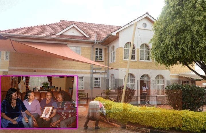 Kiambu billionaire John Makumi who lived with wives under one roof