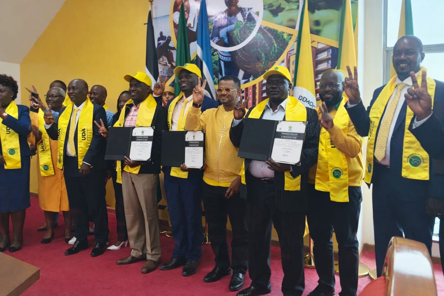 UDA issues certificates to by-elections candidates