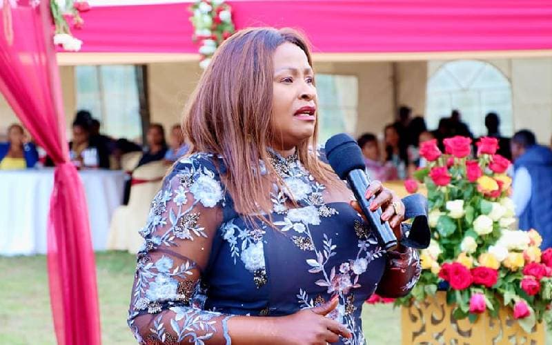 Wavinya Ndeti says comedian Sammie Kioko not registered supplier