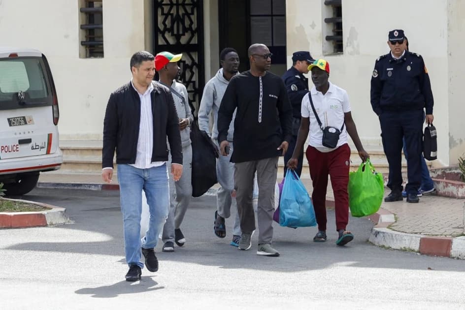 Three Senegalese AFCON fans say ”dima Maghrib” upon release after serving sentences in Morocco