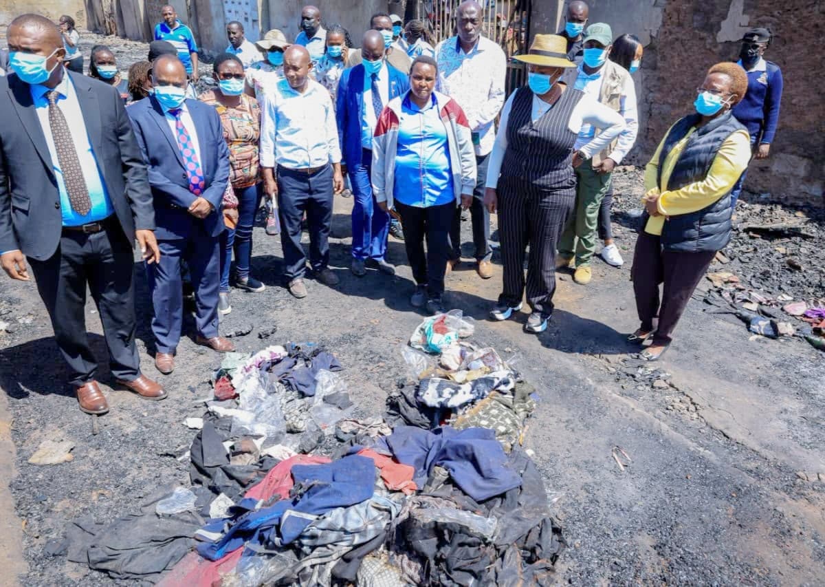 Wavinya calls for arrest of suspects in Machakos market fire