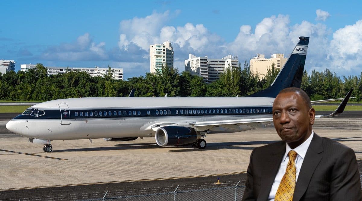 Ruto splashes taxpayer millions on private jet as Kenyans cry over fuel costs