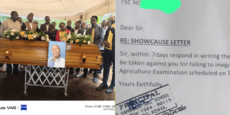 Show Cause Letter to a Teacher While in Hospital Bed Surfaces After His Death