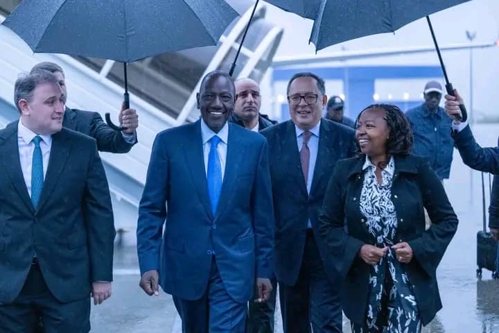 President Ruto arrives in Azerbaijan for World Urban Forum