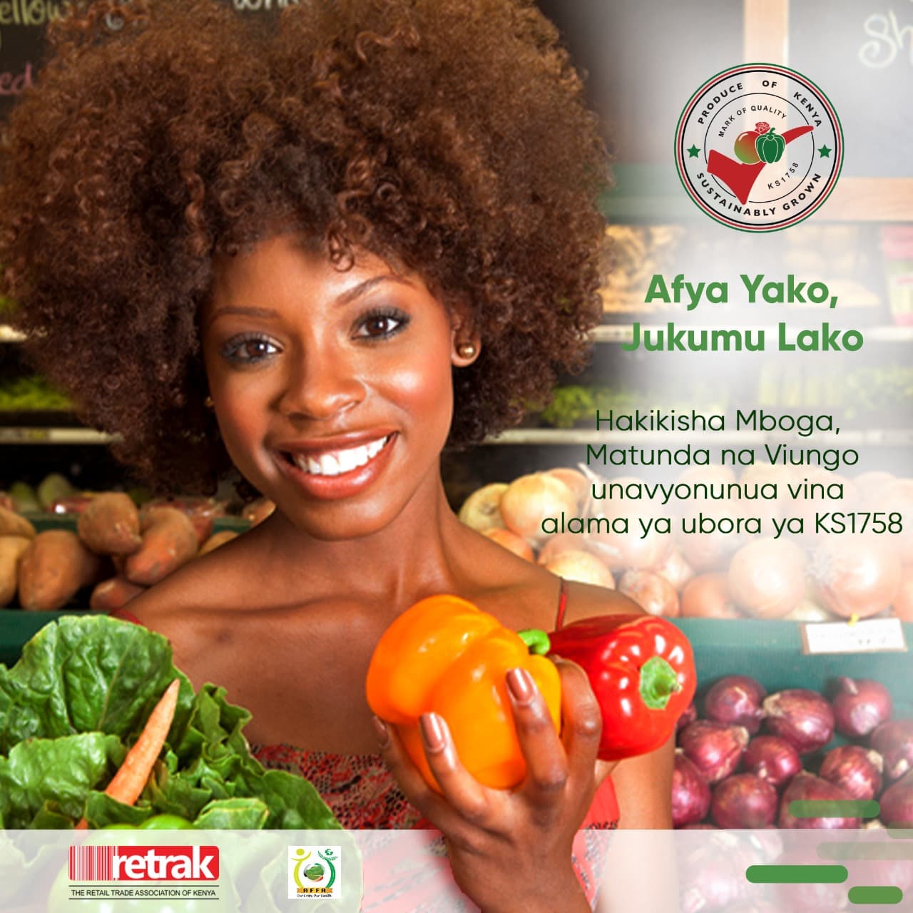 Kenya introduces Mark of Quality for local vegetables and fruits