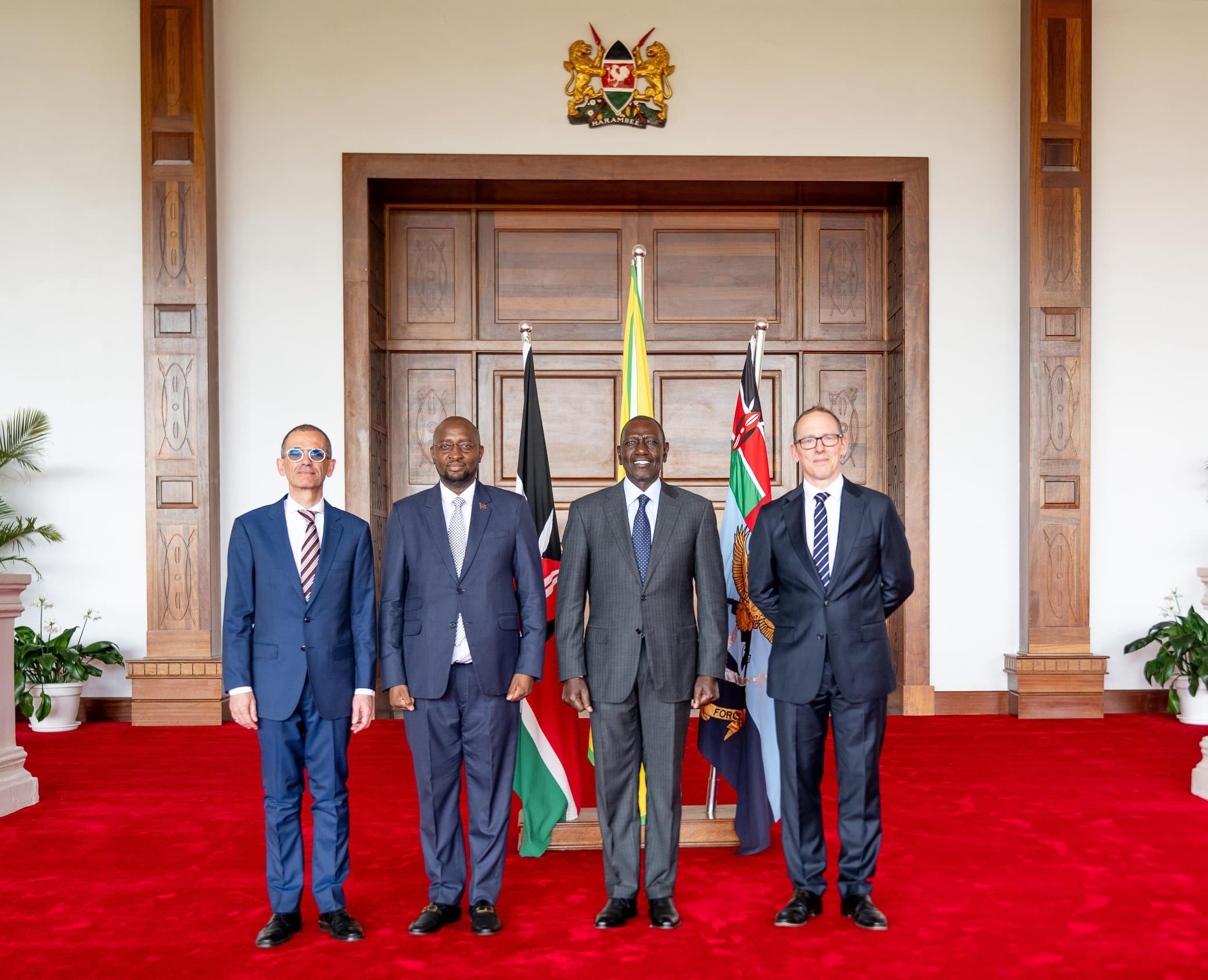 President Ruto receives three new envoys