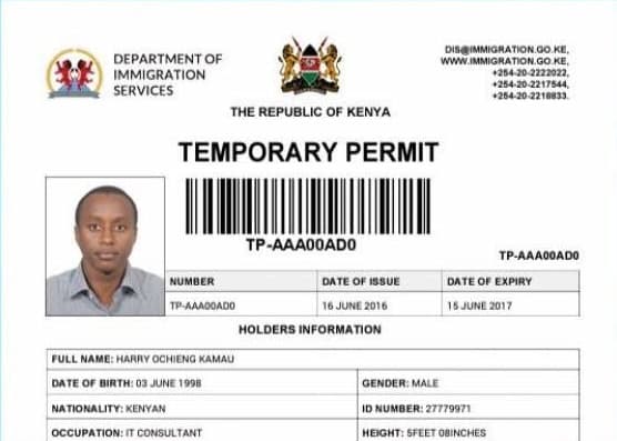 How to apply for a temporary Kenyan passport online