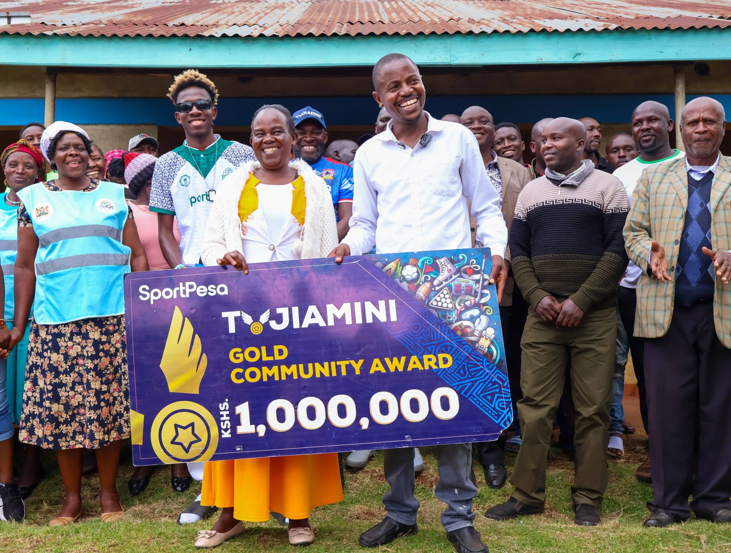 Kipkoech Ruto receives Ksh. 1M SportPesa Tujiamini grant for construction of maternity wing