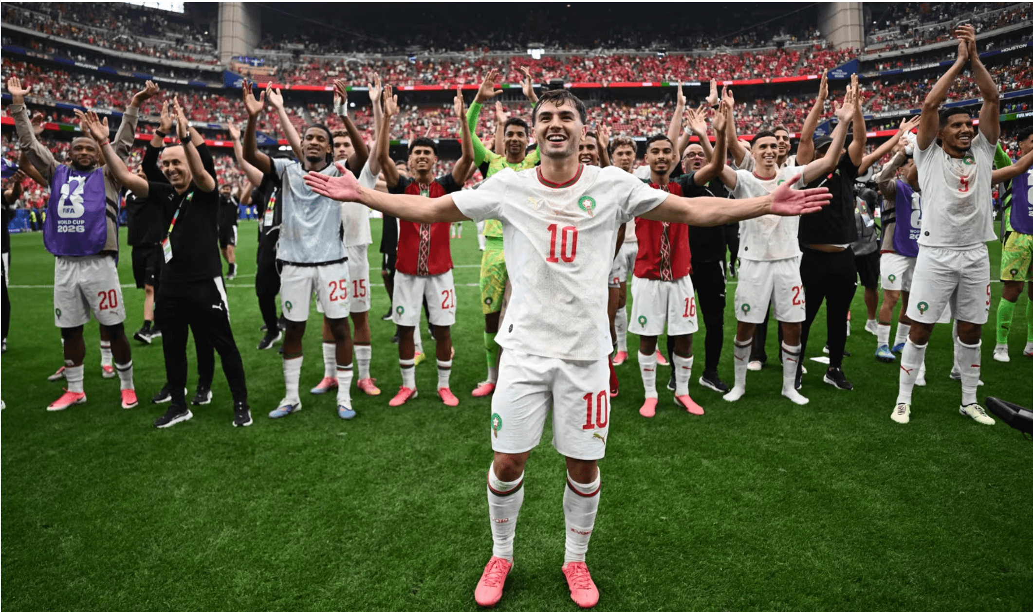 Morocco, the only African side in 2026 World Cup quarters