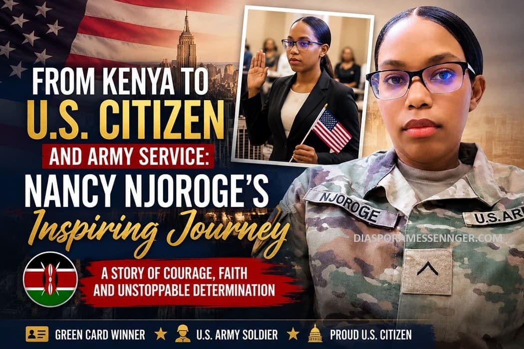 Nancy Njoroge’s Inspiring Journey To US Citizenship & Army