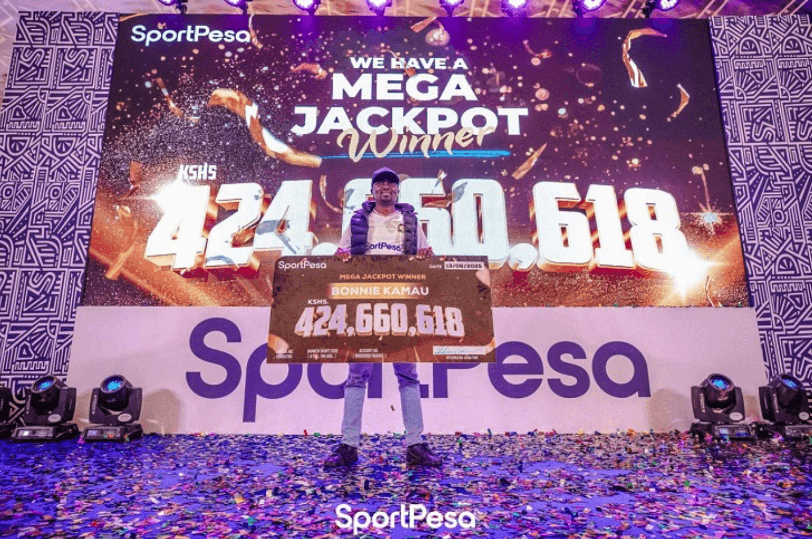 Kenya’s biggest betting win: Bonnie Kamau takes KSh 424 million SportPesa Mega Jackpot