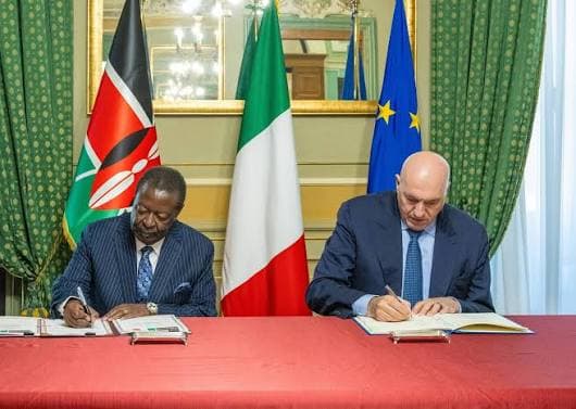 Kenya and Italy security bosses sign Letter of Intent to deepen cooperation