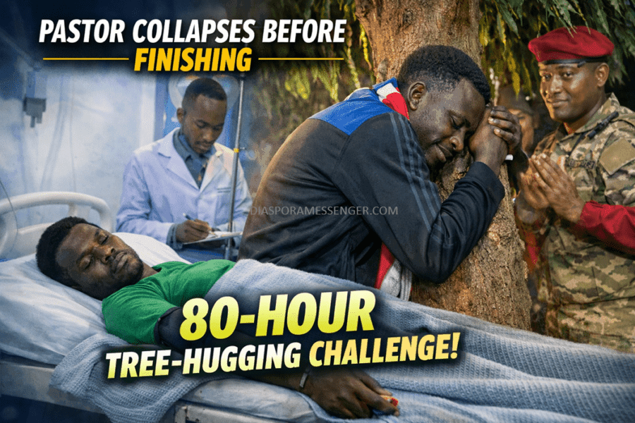 Pastor Irungu Collapses After 80-Hour Tree-Hugging Challenge