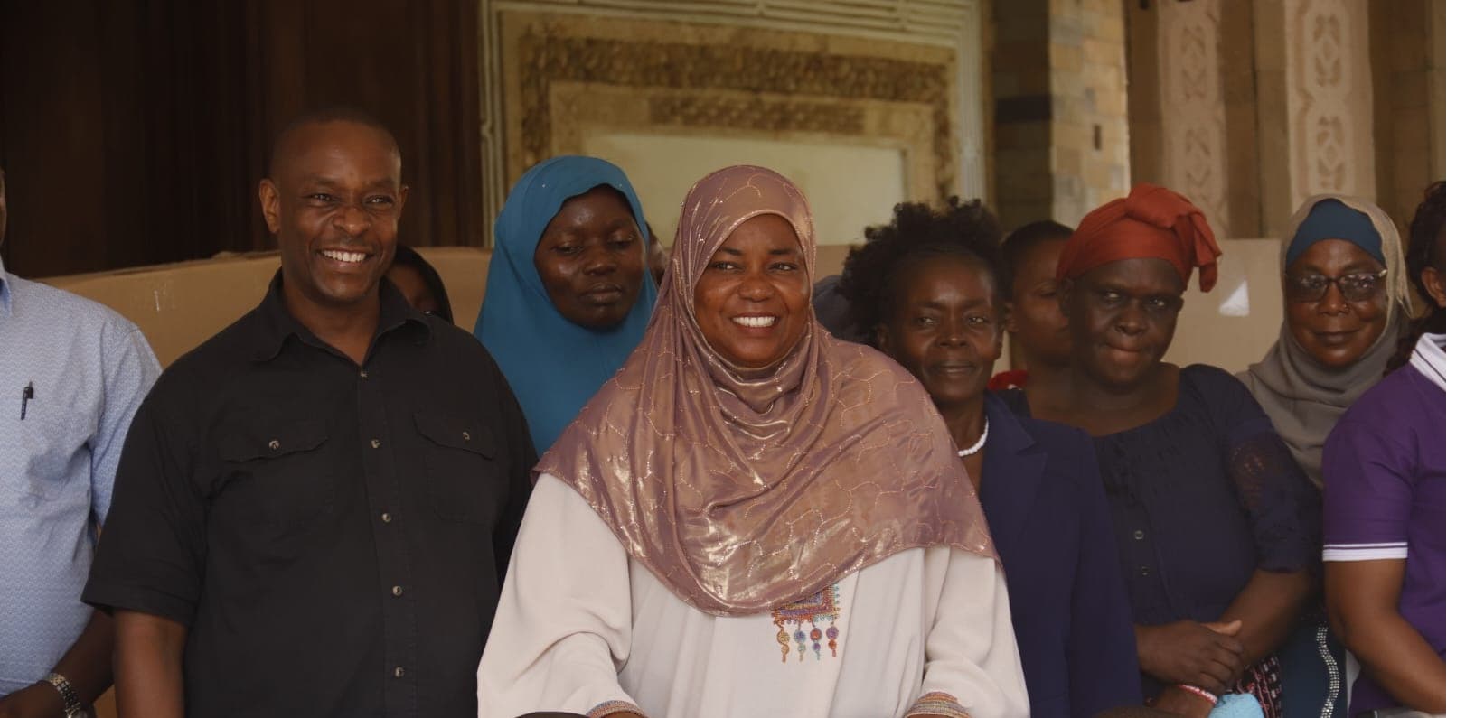 Governor Achani receives mobility devices for children with special needs