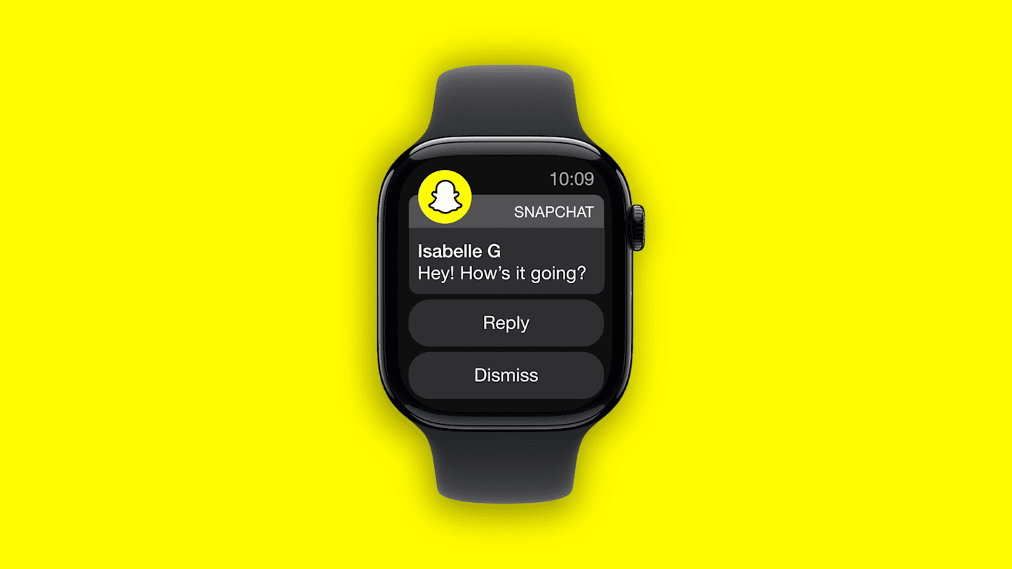 Snapchat Launches a Messaging App for Apple Watch