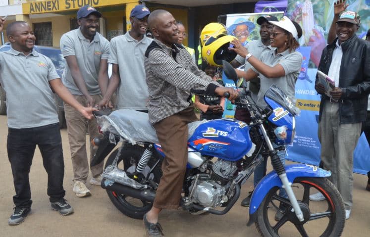 Farmer wins motorcycle as certified seeds increase yields