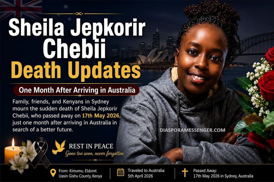 Heartbreaking Sheila Jepkorir Chebii Death Updates – Sydney