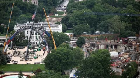 Senate Republicans axe $1bn for Trump’s new White House ballroom