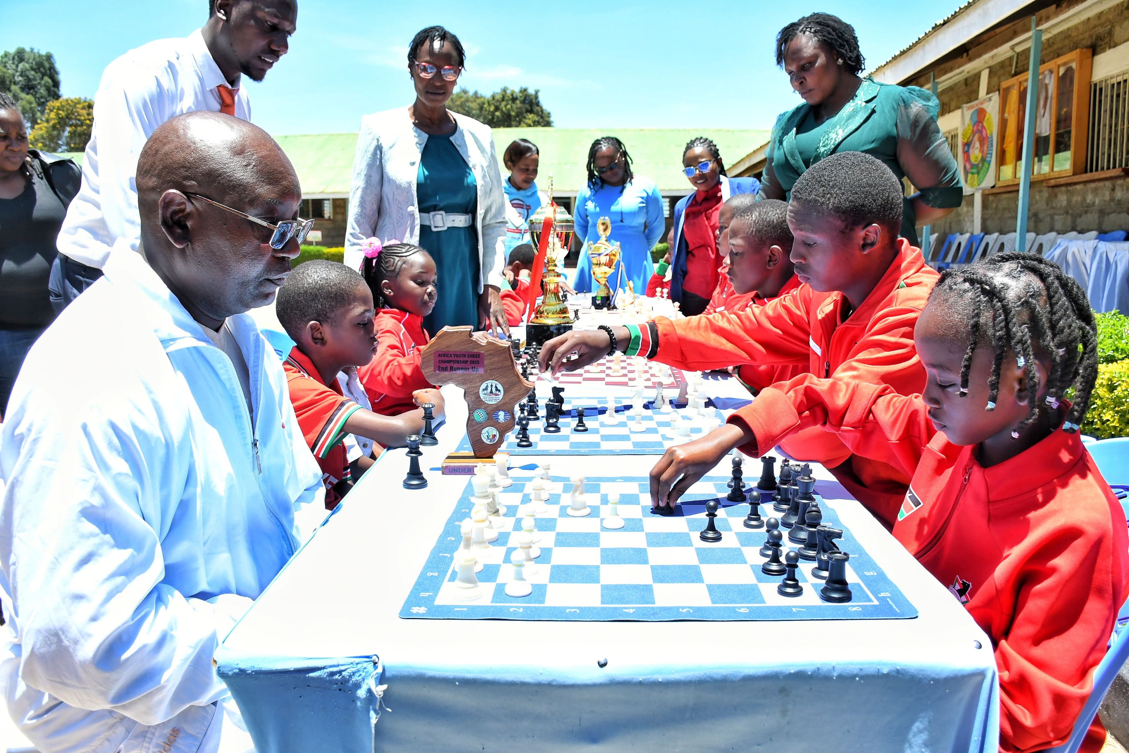 Eight-year-old chess champion leads Kenyan team to Malaysia
