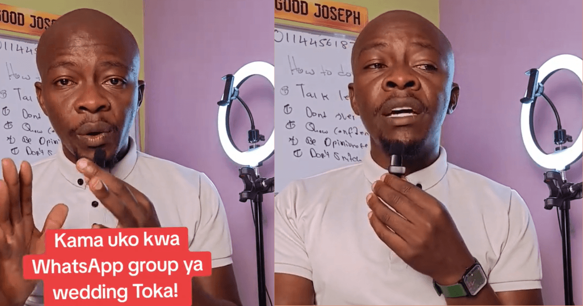 Mixed reactions as Good Joseph tells Kenyans to exit wedding fundraiser groups