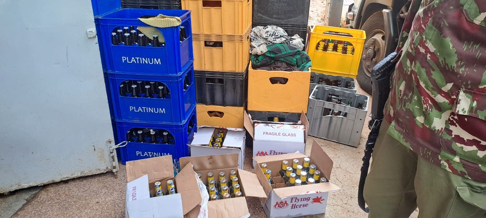 Three arrested as NACADA Nets thousands of fake spirits in Kilome