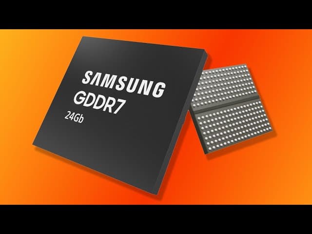 Samsung Unveils First 24Gb GDDR7 DRAM for Next-Gen AI