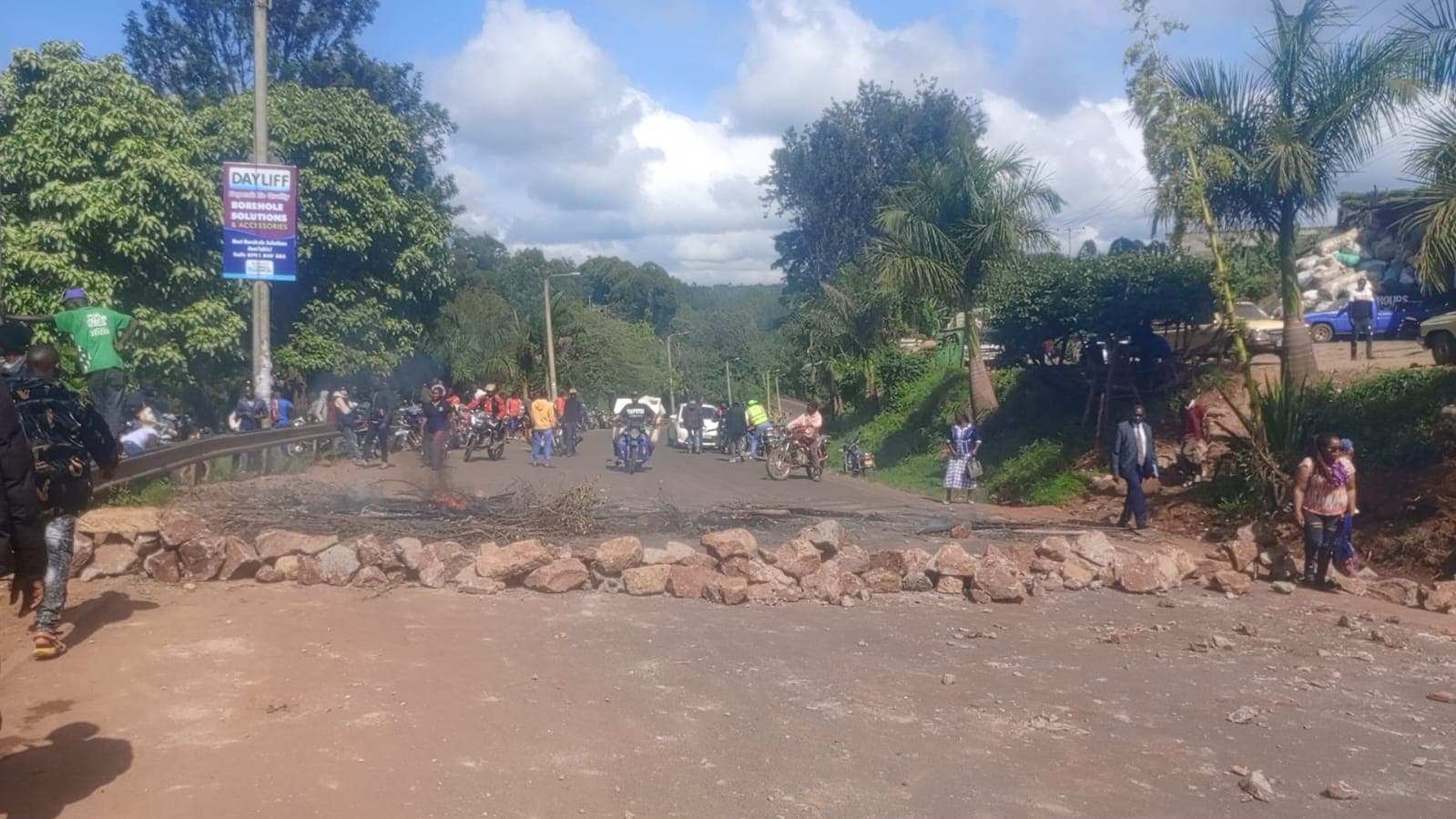 Fuel protests paralyses transport at Chuka stage