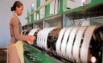 Women group spins income with silkworm rearing