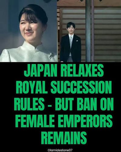 Japan relaxes royal succession rules – but ban on female emperors remains