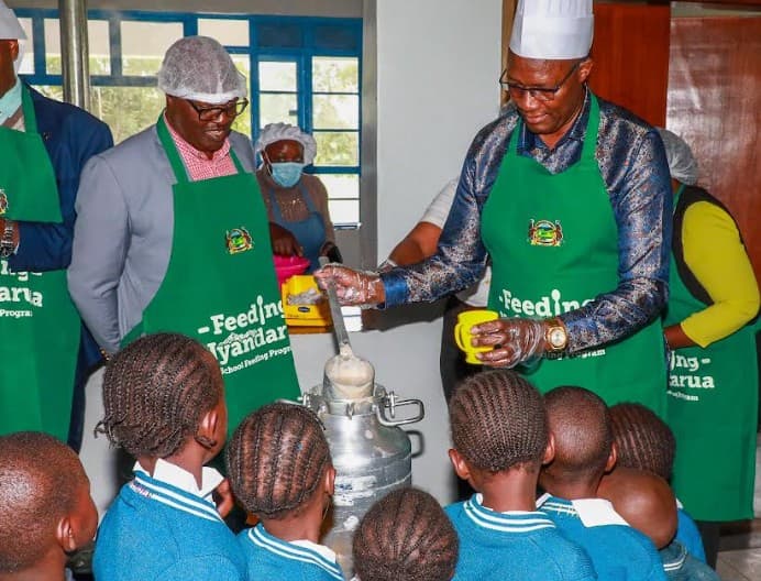 Nyandarua launches school feeding program for ECDE learners
