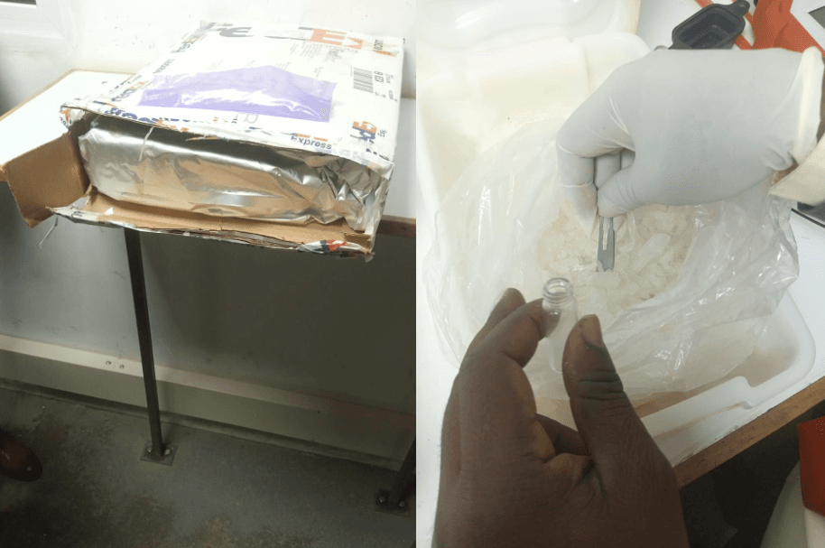 DCI Looking for Drug Mule Carrying Methamphetamine Through JKIA