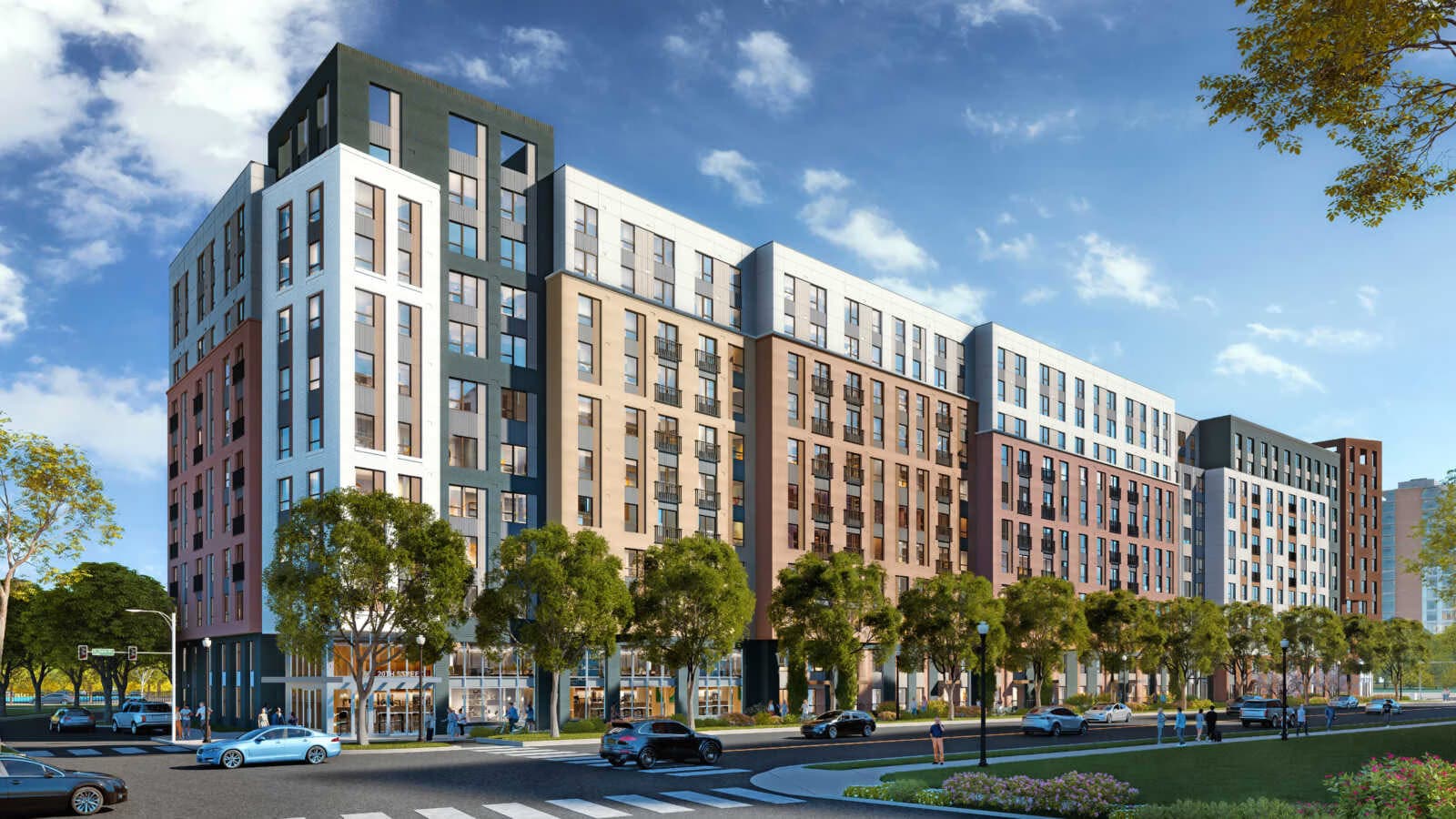 Amazon funded ground breaking done for The Sweeney Affordable Housing project in Arlington County