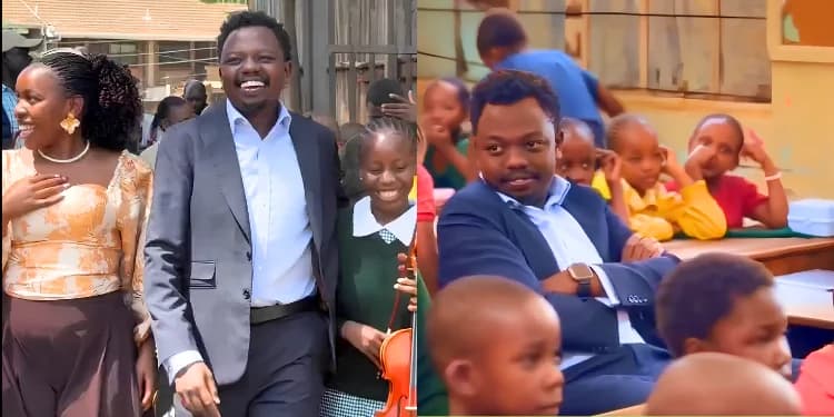 George Ruto Finally Meets Teacher Cillah, Forced to Set Record Straight