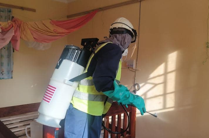 Efforts to combat malaria intensifies with household Spraying in Malaba Central
