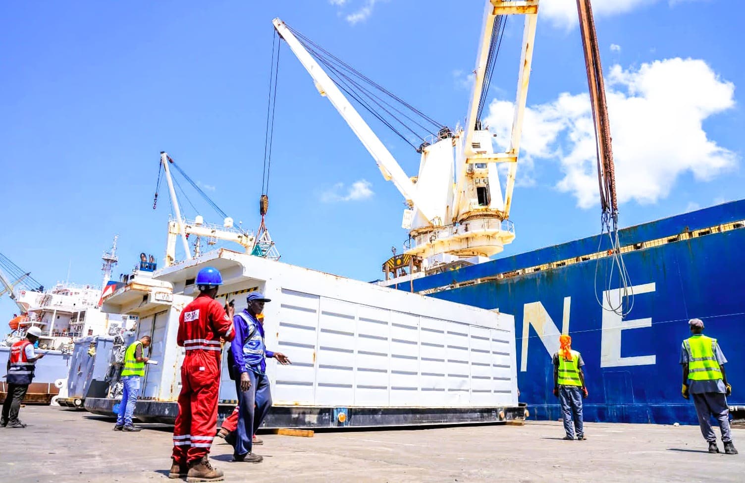 Onshore drilling equipment set for Lokichar arrives in Mombasa