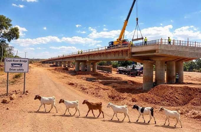 Deadly Enziu River Bridge 80 per cent complete now, locals more hopeful than ever