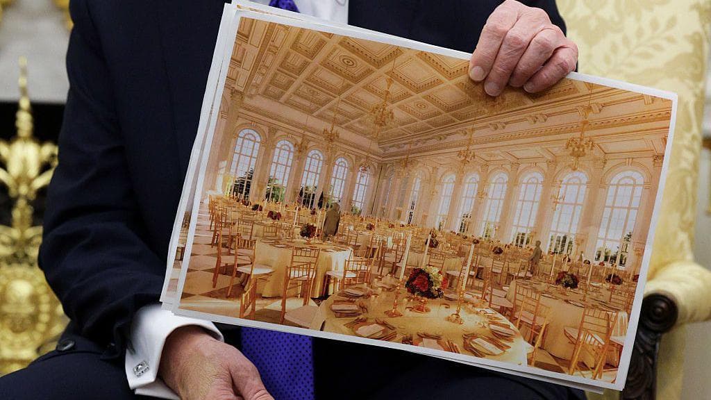 Trump’s White House ballroom loses federal funding proposed by Senate Republicans