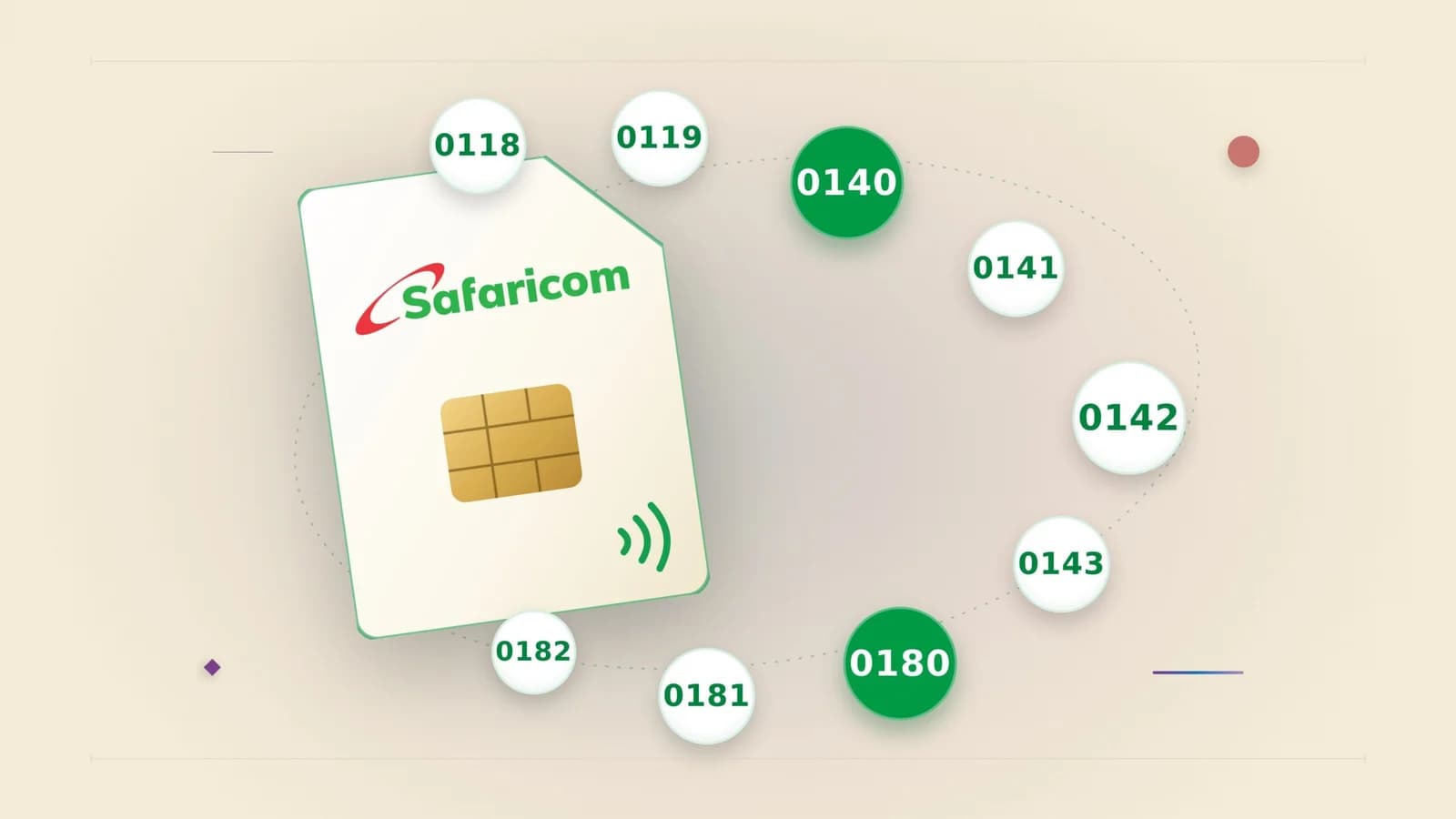 Safaricom launches nine new number prefixes: 0118, 0119, 0140 to 0143, and 0180 to 0182