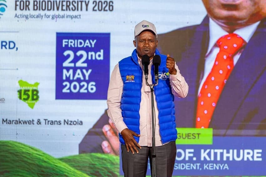 Kindiki urges Kenyans to back environmental conservation