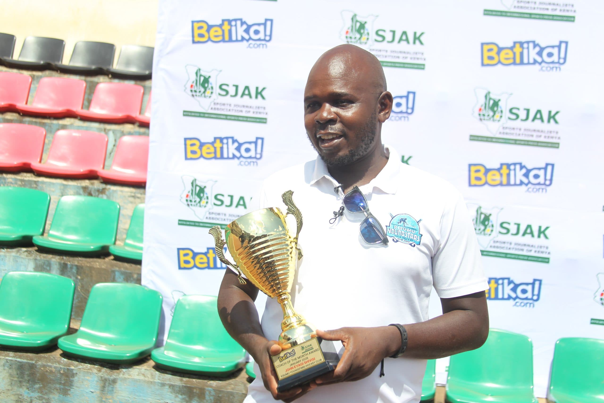 Kisumu Youngsters’ John Shivisi named Betika Coach of the month