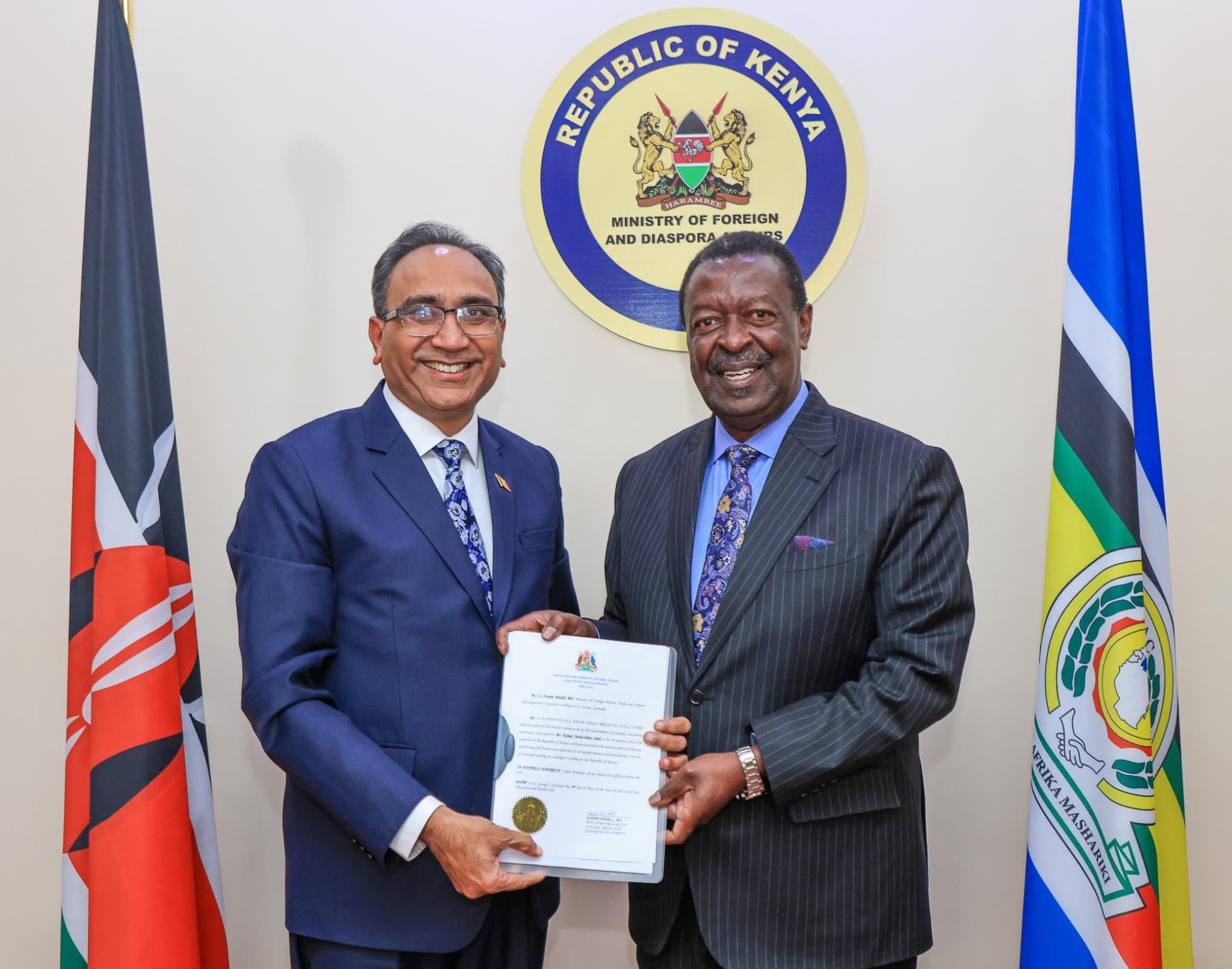 Kenya, Grenada strengthen diplomatic ties with appointment of Honorary Consul