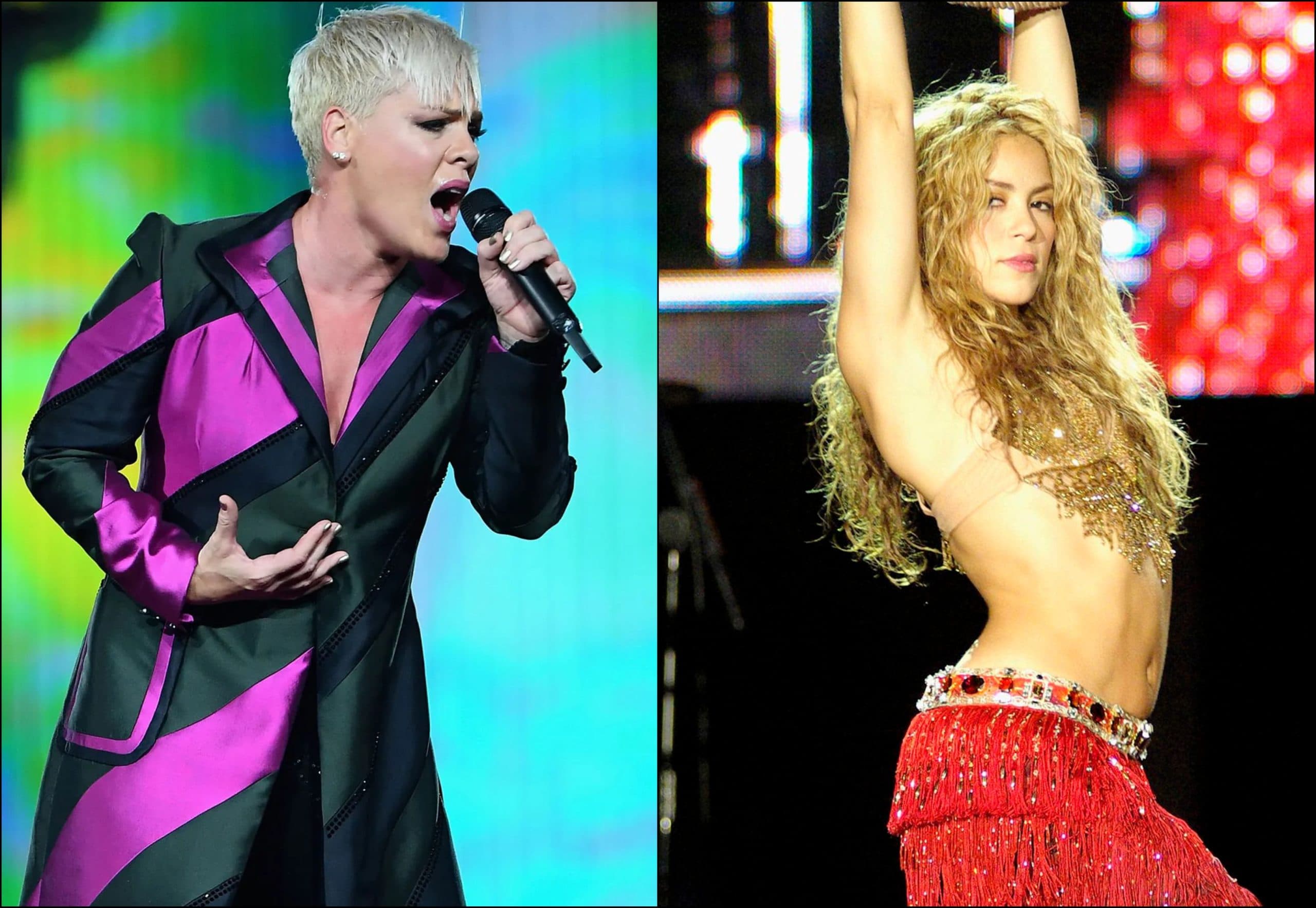 Pink and Shakira nominated for Rock & Roll Hall of Fame