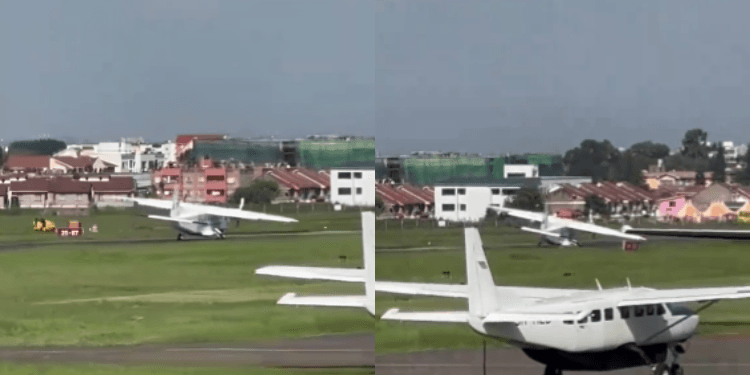 Video Shows Tense Moments When Aircraft Crash-Landed at Wilson Airport