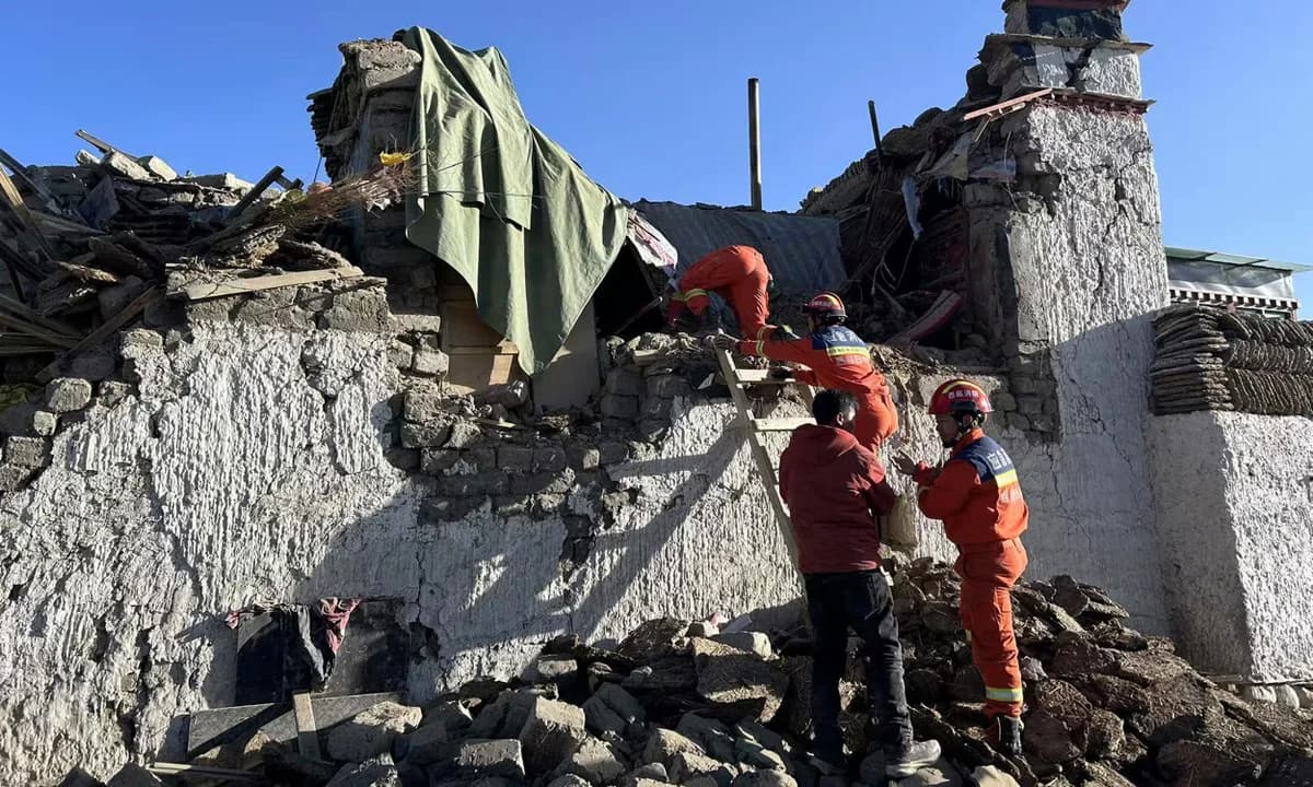 Earthquake in Tibet Kills Over 100 People