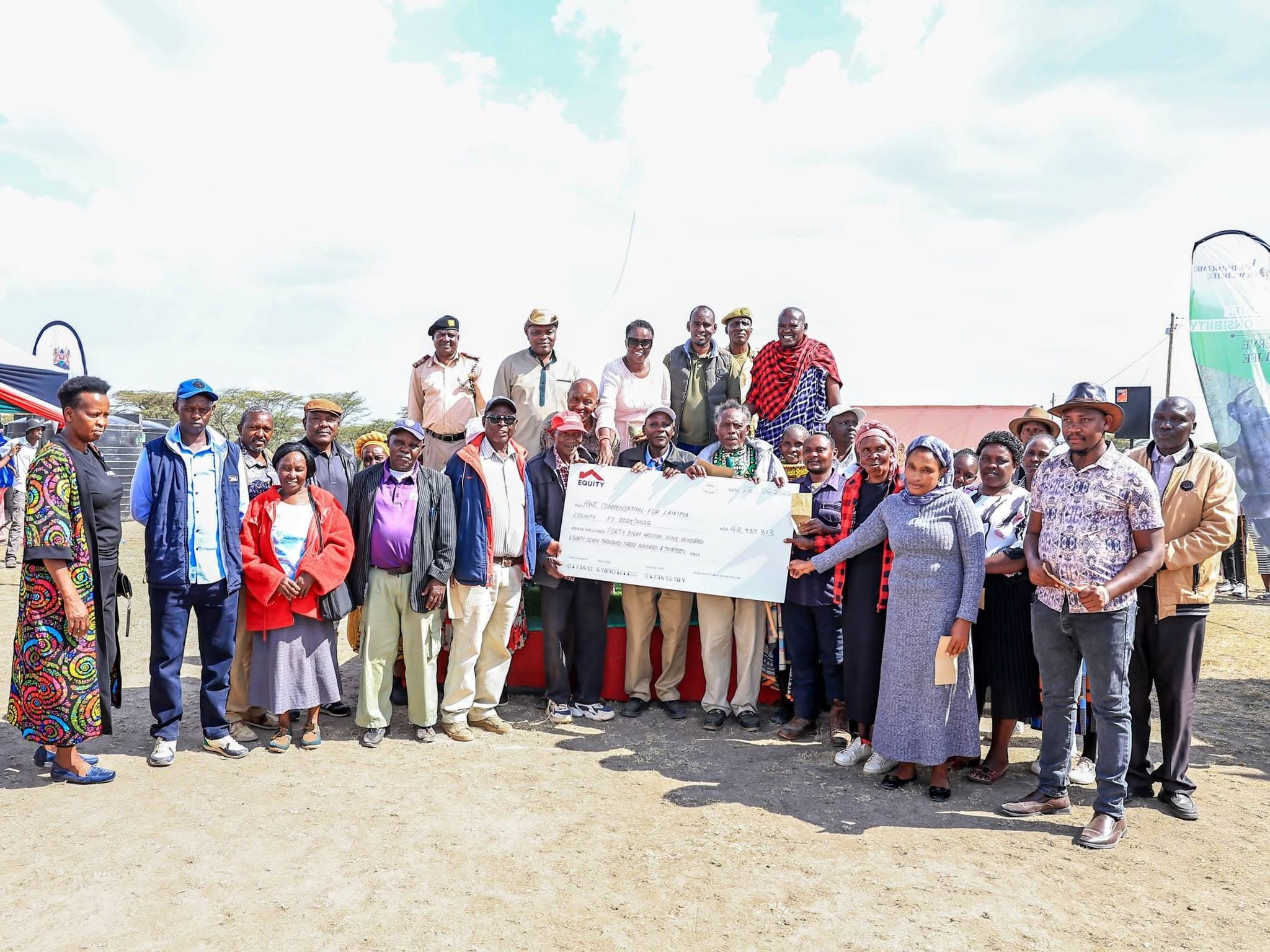 KWS Disburses Millions in Wildlife Conflict Compensation in Laikipia