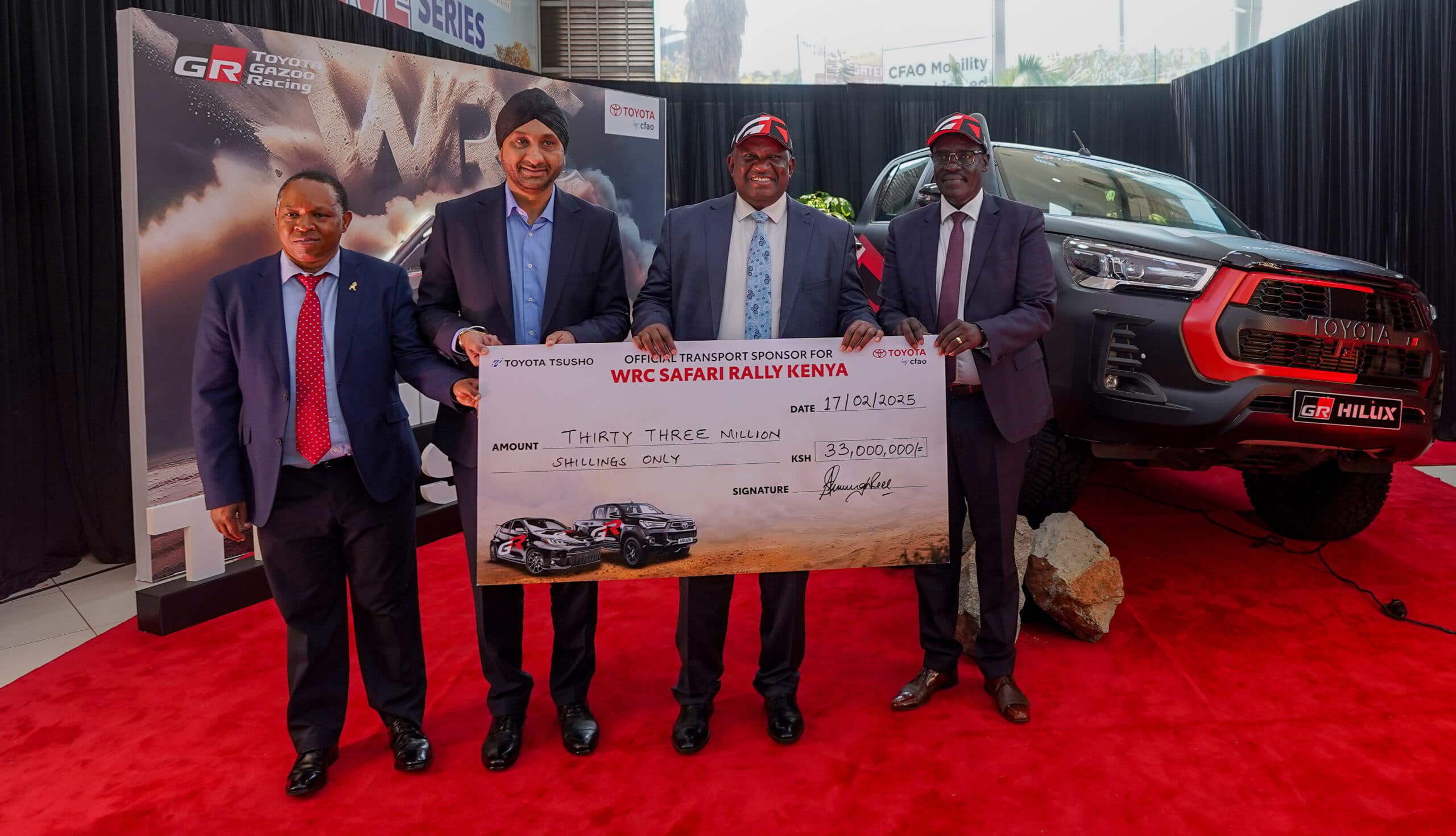 Toyota by CFAO to invest Ksh. 33 Million in the 2025 WRC Safari Rally