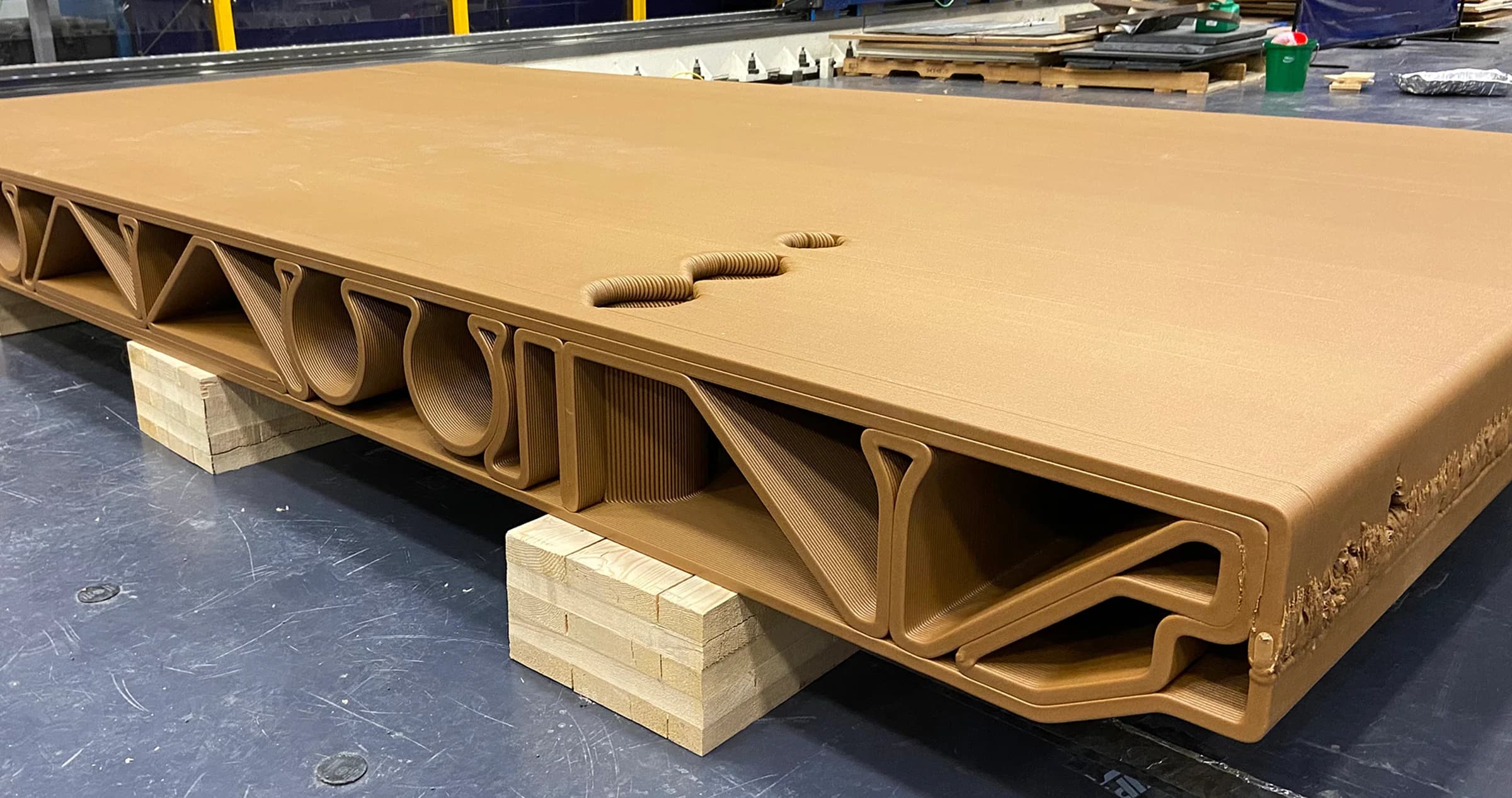 The U.S. Department of Energy Unveils a New 3D-Printed Wood Floor Cassette: Strong Enough to Replace Concrete and Steel Floors in Constructing Skyscrapers.